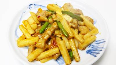 長芋のブータレ炒め