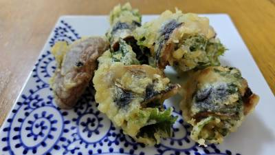 いわしの青じそはさみ揚げ