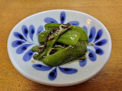 ピーマンのちりめんじゃこ炒め