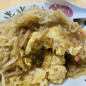 もやしあんの和風天津丼