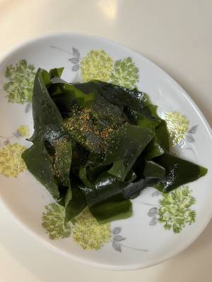 わかめのサッと炒め