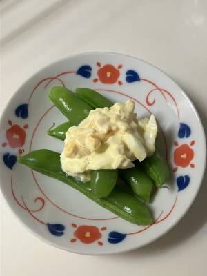 スナップえんどうのタルタルソース