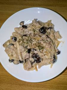 豚こまの簡単クリーム煮