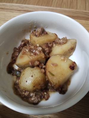 新じゃがマーボー