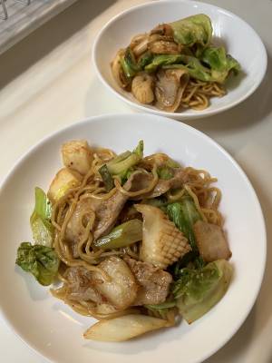 ピリ辛焼きそば