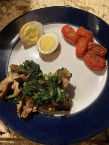 ミニトマトのオリーブオイル炒め