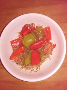 ピーマンのちりめんじゃこ炒め