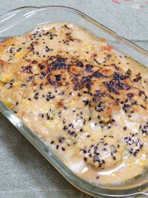 豆腐のごま風味グラタン