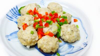 レンチンしいたけ鶏シューマイ