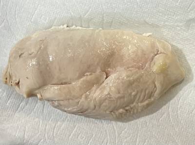 レンチン蒸し鶏