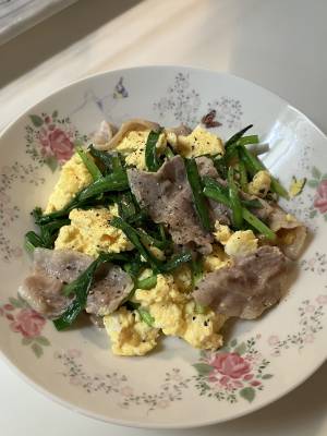 ふわとろ豚にらたま