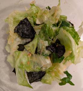レタスののりもみサラダ