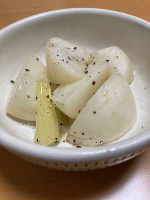 かぶのオイル蒸し煮