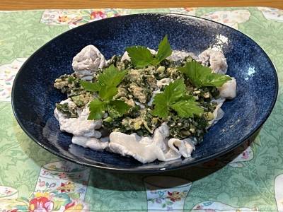 たっぷり薬味の豚しゃぶ