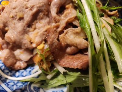 豚しょうが焼きのワンパンプレート