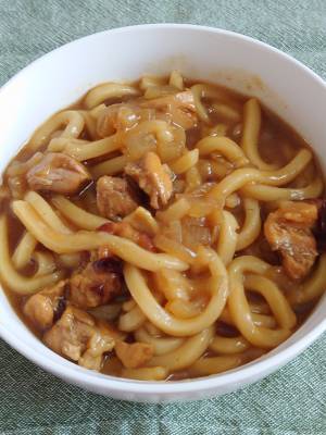 おそば屋さんのカレーうどん