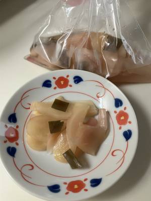 新しょうがの甘酢漬け（ガリ）
