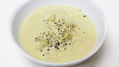 春の白いスープ