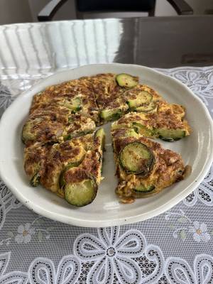 ズッキーニのスペイン風オムレツ