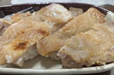 鶏のさっぱり蒸し物