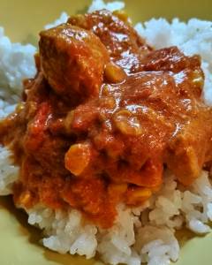 フレッシュトマトのバターチキン