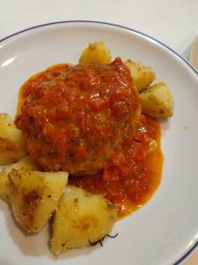 たまねぎザブトンのハンバーグ