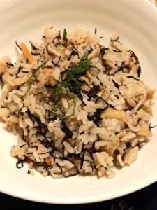 アツアツひじきご飯