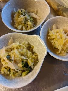 春キャベツのだし酢