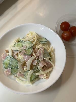 そうめんサラダ