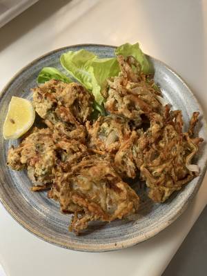 鶏むねと野菜のかき揚げ