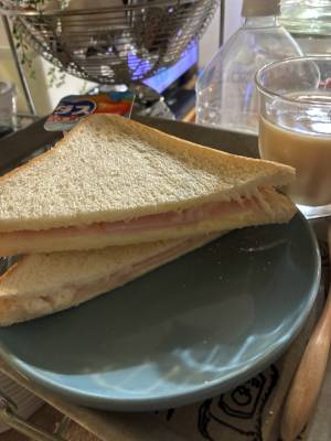 クロックムッシュ風焼きサンド