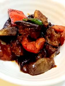 ピーマンとなすの鍋しぎ