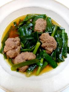 にらとひき肉のすき煮