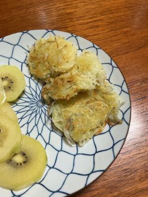 しらすのハッシュドポテト風