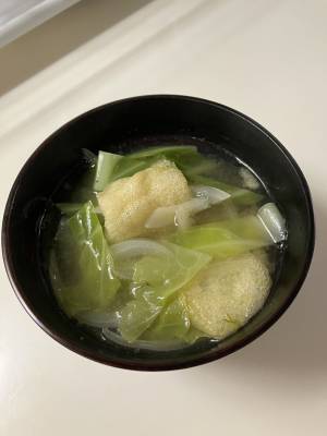 野菜たっぷりみそ汁