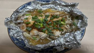 鶏の塩麹ホイル焼き