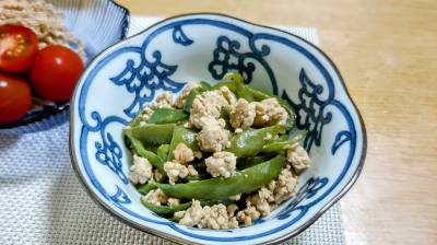 ピーマンのそぼろ炒め