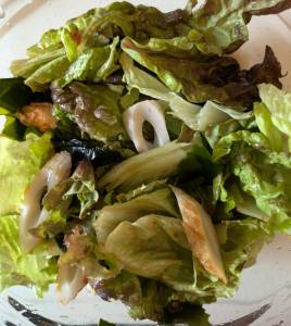 サニーレタスの中華風サラダ