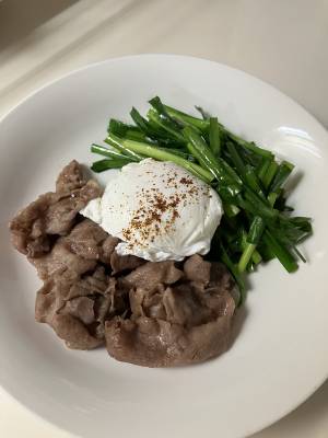 牛肉の焼きしゃぶ