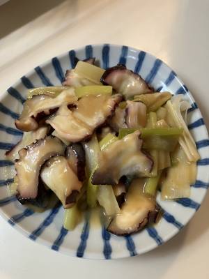 ねぎとたこのぬた