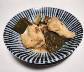 ゴーヤーと油揚げのおかか煮