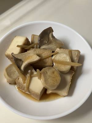 エリンギと厚揚げの煮物