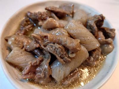 牛すじの煮込み