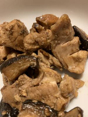 鶏の照り焼き 黒酢風味