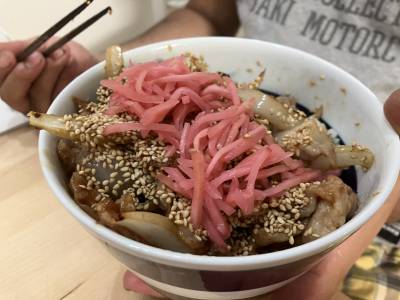 たまねぎと豚こまのわんぱく炒め