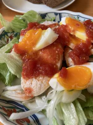 トマトドレッシングサラダ