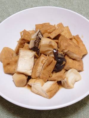 エリンギと厚揚げの煮物