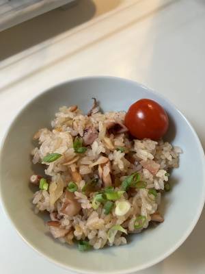 イカしたチャーハンいかが