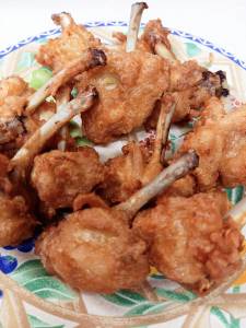 鶏手羽のチューリップ卵揚げ