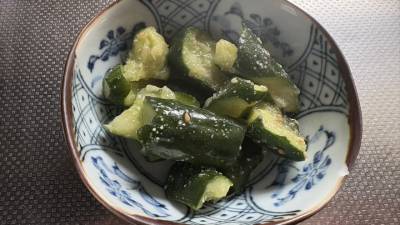 きゅうりのからし漬け